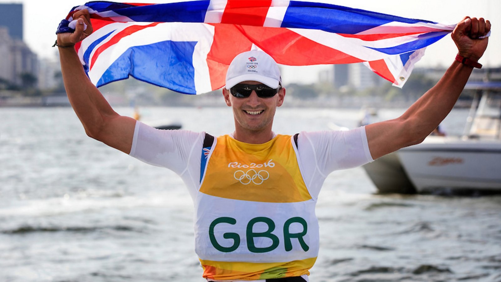 Giles Scott, Finn. Rio 2016 Olympic Sailing Regatta, 8-18 August 2016. Copyright © Richard Langdon & British Sailing Team