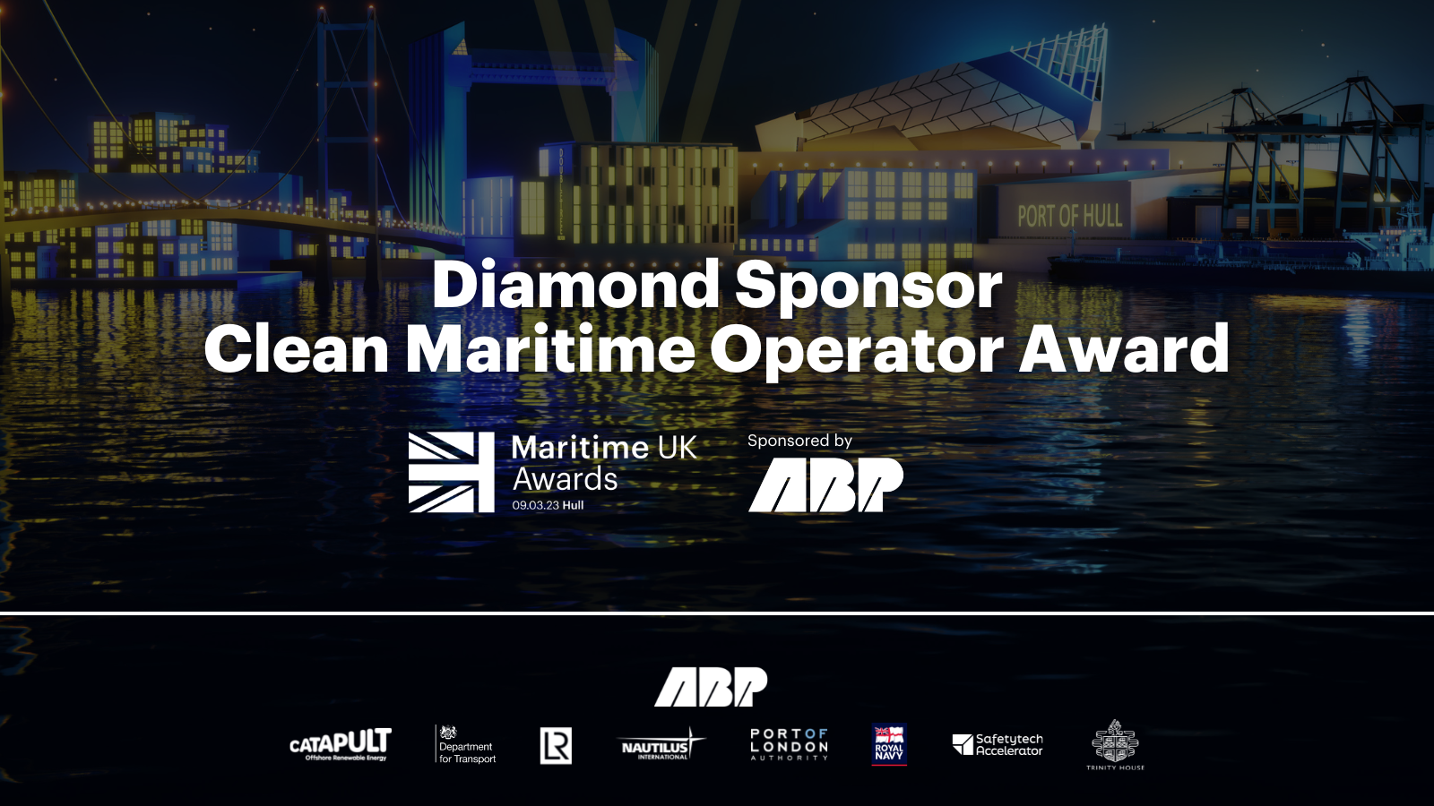 ABP Awards Dinner 2023 Sponsor Clean Maritime Operator Award