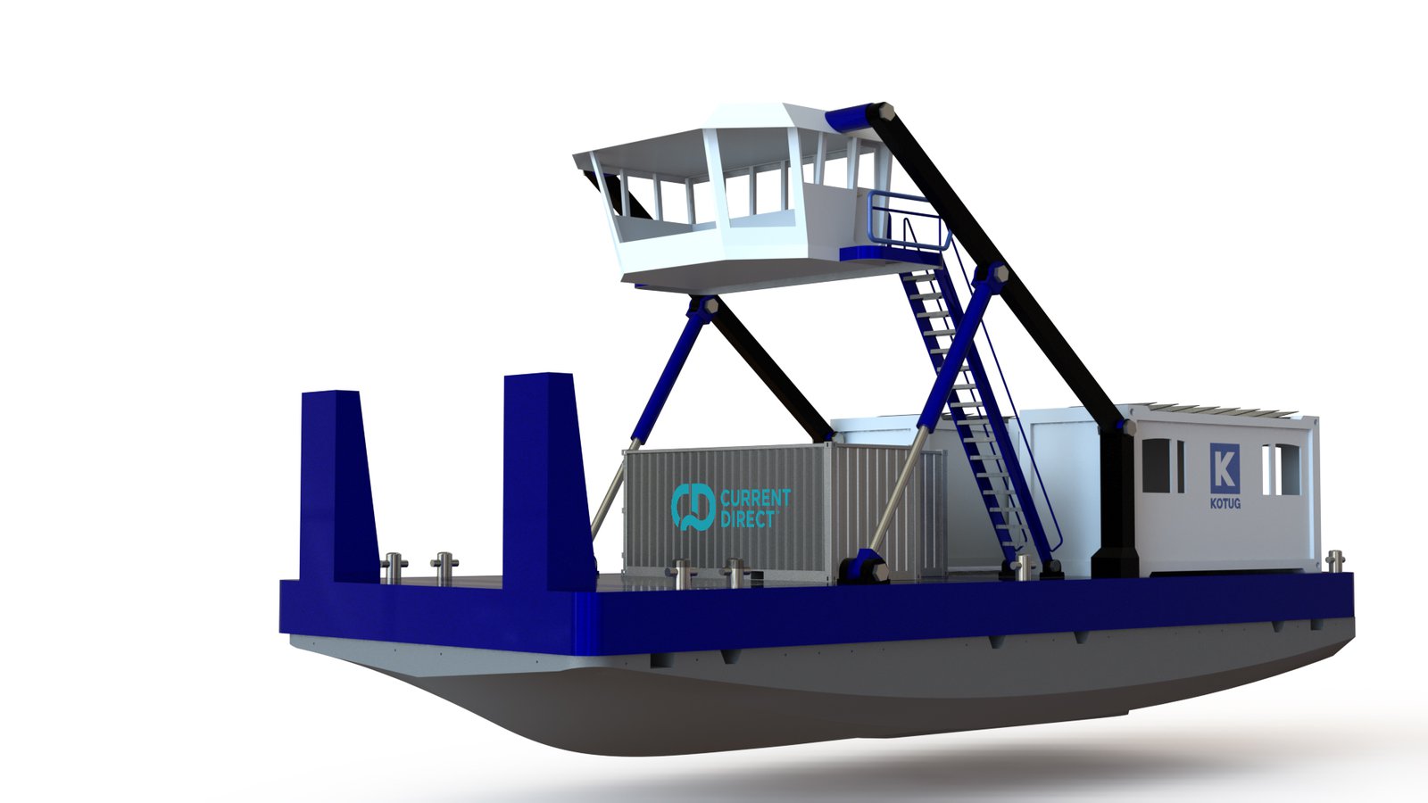Current Direct Swappable Container Waterborne Transport Battery